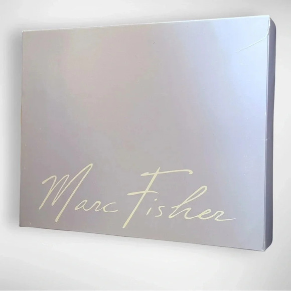 MARC FISHER Cari Gold Leather Open Toe High Heel Sandals Size 7 | EUC - Picture 4 of 10